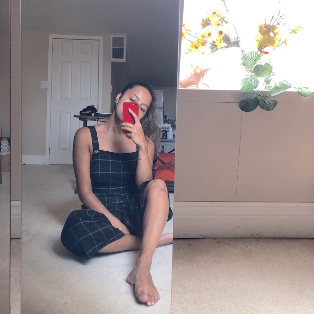 Bebop pinstripe jumpsuit